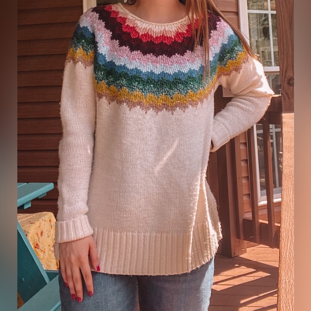 American eagle aztec sweater